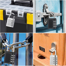 Heavy - Duty 4 - Digit Resettable Combination Padlock (1 Pc) - justgrabit.in | Just Grab It