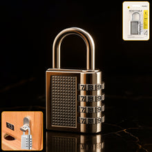 Heavy - Duty 4 - Digit Resettable Combination Padlock (1 Pc) - justgrabit.in | Just Grab It