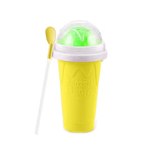 Smoothies Maker Cup, Magic Quick Frozen Smoothies Cup Cooling Cup Double Layer Squeeze Cup Slushy Maker (1 Pc) - Justgrabit Inc.