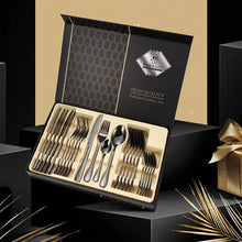 Premium Stainless Steel Polished Cutlery Set (24 Pc) - justgrabit.in | Just Grab It