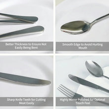 Premium Stainless Steel Polished Cutlery Set (24 Pc) - justgrabit.in | Just Grab It
