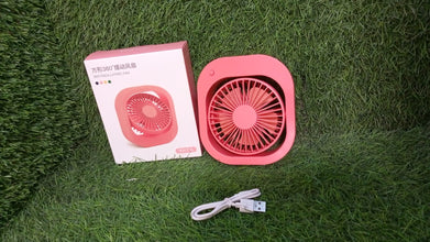 Portable USB Fan Rechargeable 2 - Speed 180° Rotating Quiet Personal Fan - justgrabit.in | Just Grab It