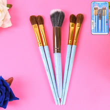 5pc Makeup Brush tools kit (5 Pcs Set / Mix Color) - justgrabit.in | Just Grab It