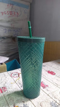 Cup with Straw & LED Lighting Reusable Matte Studded Tumbler with Leak Proof Lid Water Cup Travel Mug Coffee Ice Water Bottle Double Walled Insulated Tumbler BPA Free (1 Pc) - Justgrabit Inc.