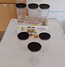 Air Tight Kitchen Storage Container (Approx - 1100Ml, Set of 6pcs) - justgrabit.in | Just Grab It