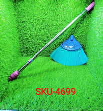 Broom with Long Stainless Steel Rod and Extendable Cobweb Cleaner Stick - Justgrabit Inc.