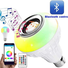 Wireless Bluetooth Sensor 12W Music Multicolor LED Bulb with Remote Controller - Justgrabit Inc.