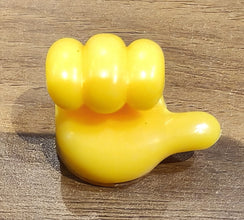 Yellow Multifunctional Multi functional Hand Shape Wall Clip Hanger Keys Cable Holder - justgrabit.in | Just Grab It