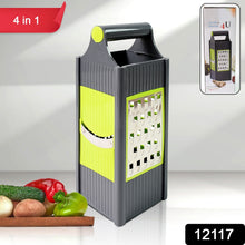 Steel and Plastic 4 in 1 Vegetable & Fruit Slicer Grater / Slicer (1 Pc) - justgrabit.in | Just Grab It