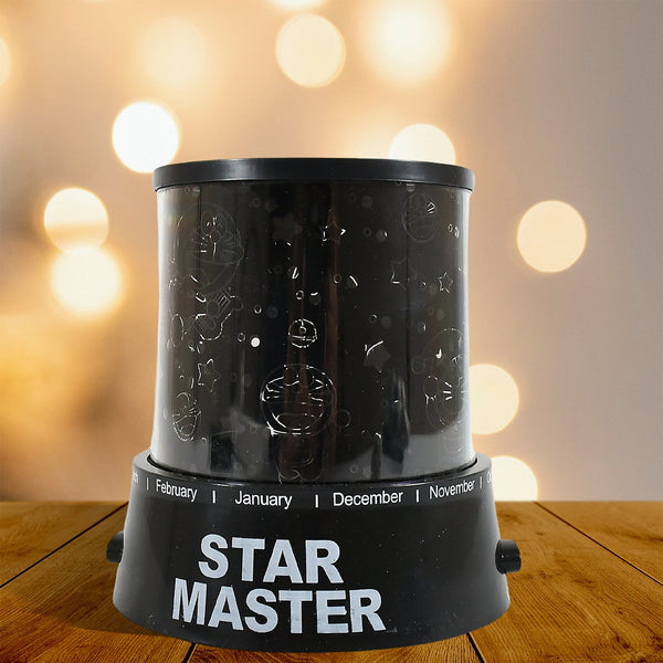 LED Projector Night Light Amazing Lamp, 3 Battery operated lamps, Rotation With the music Function, Master for Kids Bedroom Home Decoration Night Romantic Gift (Battery Not Included / 1 pc) - justgrabit.in | Just Grab It
