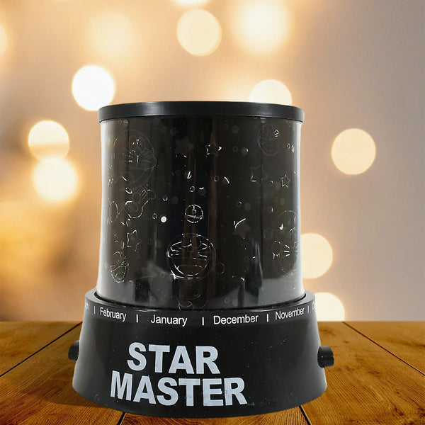 LED Projector Night Light Amazing Lamp, 3 Battery operated lamps, Rotation With the music Function, Master for Kids Bedroom Home Decoration Night Romantic Gift (Battery Not Included / 1 pc) - justgrabit.in | Just Grab It