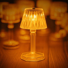 2in1 Transparent Mini Crystal Table Lamp with Reflection Light - justgrabit.in | Just Grab It