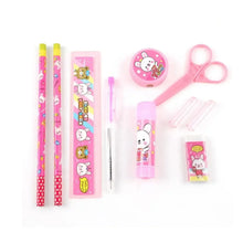 10 - Pc Stationery Set for School, Office & Gifts with Pencil, Pen, Scissors - justgrabit.in | Just Grab It