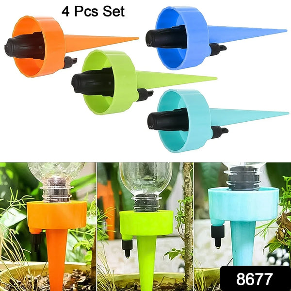 Auto Plant Watering Devices (4 Pcs Set) - justgrabit.in | Just Grab It