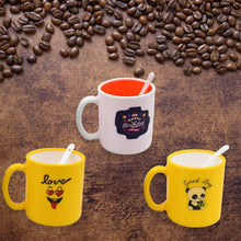 Mix Design & Color Coffee Mug With Spoon and box packing, Design Coffee Mug Used for Drinking and Taking Coffees and Some Other Beverages in All Kinds of Places (1 pc) - justgrabit.in | Just Grab It