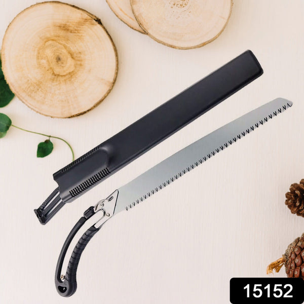 Hand Pruning Saw For Tree Branch Cutter (1 Pc / With Cover / 50 Cm Long) - justgrabit.in | Just Grab It