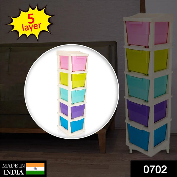 5 Layer Multi - Purpose Modular Drawer Storage System - justgrabit.in | Just Grab It