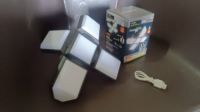 Foldable Camping Light USB Rechargeable LED Lamp with Hanging Hook (1 Pc) - justgrabit.in | Just Grab It