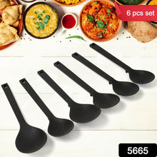 Multipurpose Silicone Spoon, Silicone Basting Spoon Non - Stick Kitchen Utensils Household Gadgets Heat - Resistant Non Stick Spoons Kitchen Cookware Items For Cooking and Baking (6 Pcs Set) - justgrabit.in | Just Grab It