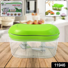 Manual Hand Push Garlic Cutter & Vegetable Chopper (1 pc) - Justgrabit Inc.