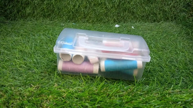 Portable Travel Sewing Kits Box, Sewing Tool Box for Home and Wedding Sewing Kit Essential Sewing Tools - Justgrabit Inc.