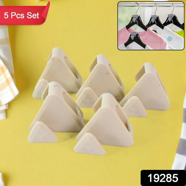 Multi - Functional Plastic Triangle Hanger Connector Hooks 5 Pcs Set - Justgrabit Inc.