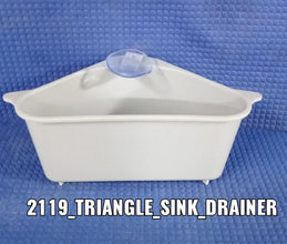 Triangular Multi Functional Drainer Shelf Sink Storage Holder - Justgrabit Inc.
