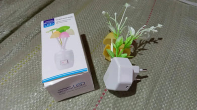 Fancy LED Mushroom Night Light – Color Changing Automatic On / Off Light Sensor Lamp for Kids - justgrabit.in | Just Grab It