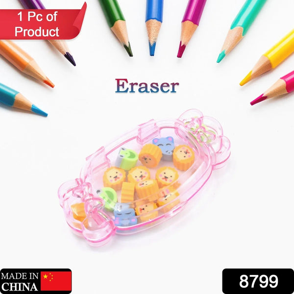Cute School Eraser Set Cute Eraser Multi Design Rubber Erasers For Pencil Cleaning Stationery School Student Girl Kids (15 pc In1 Set) - Justgrabit Inc.