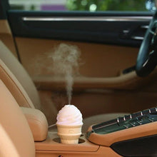 Ice Cream Design LED Humidifier for Freshening Air & Fragrance (Multicoloured) - Justgrabit Inc.