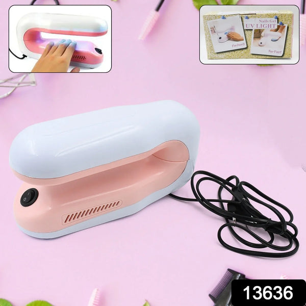 Professional Nail Art Nails Gel UV Lamp, Support 360 - Degree Rotation (1 Pc) - justgrabit.in | Just Grab It