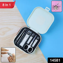 8 in 1 Premium Manicure & Pedicure Grooming Kit - (Set) - justgrabit.in | Just Grab It