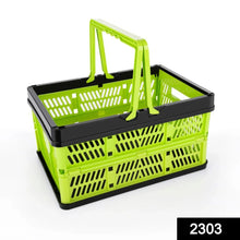Folding Shopping Portable Storage Basket - Justgrabit Inc.