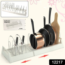Pots and Pans Organizer Rack for Under Cabinet - justgrabit.in | Just Grab It