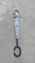 Printed Travel Windproof Umbrella (Reverse Umbrella) - Justgrabit Inc.