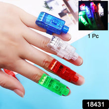 Light up Finger Tips, Clear Mini Rings, LED Glow Ring with Elastic Band (1 Pc) - justgrabit.in | Just Grab It