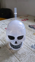 Ghost Face Bottle Water Bottle, Drinking Cup with Lid and Straw, Party Favors Summer Hawaiian and Beach Party Decorations for Kids Adults With Brown Box(1 Pc) - justgrabit.in | Just Grab It