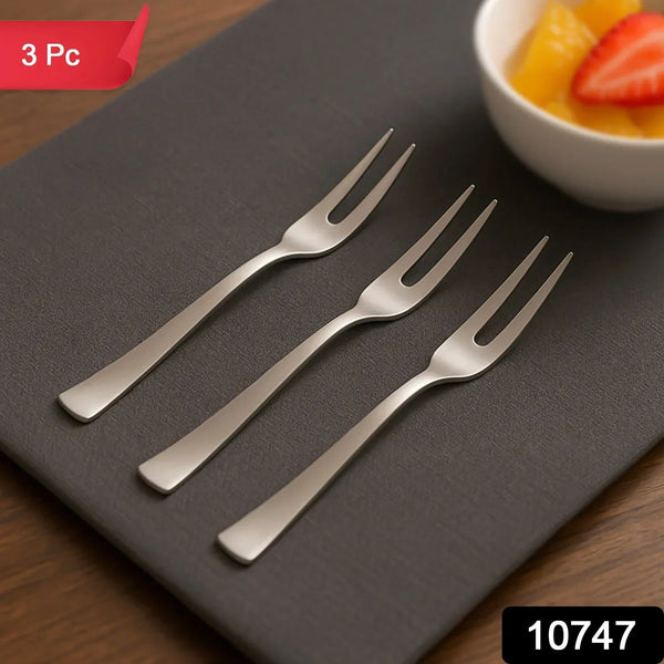 Mini Dessert & Fruit Fork - (3 Pc ) - Justgrabit Inc.