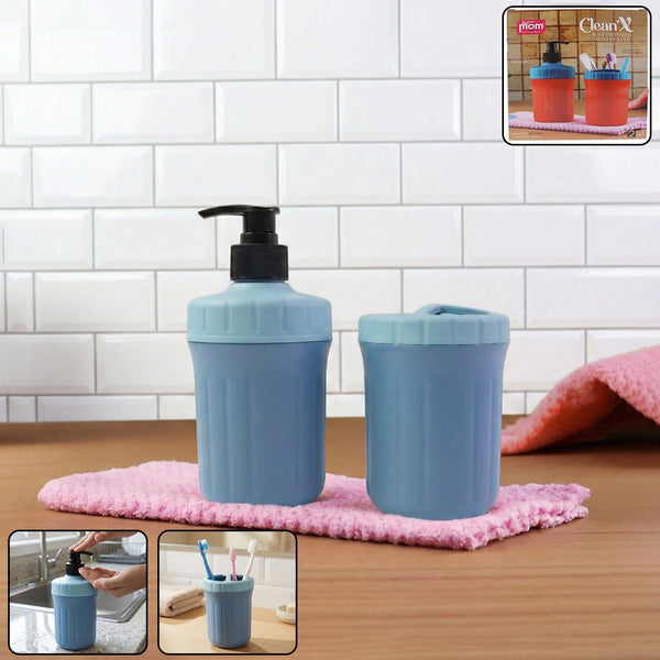 Multipurpose Soap Dispenser with Utility Holder (1 Set) - justgrabit.in | Just Grab It
