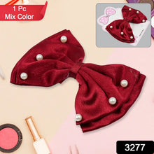 Hair Bow Knot Clip Suitable For Girls (1 Pc / Multicolour), Hair accessories - justgrabit.in | Just Grab It