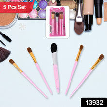 5pc Makeup Brush tools kit (5 Pcs Set / Mix Color) - justgrabit.in | Just Grab It
