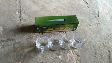 Glass 3 Pc Mug & 1 Pc Cup Set, Water glass (4 Pcs Set) - justgrabit.in | Just Grab It