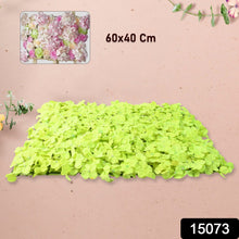 Plastic Wall Artificial Flowers Plant Base (60×40 CM / 1 Pc) - justgrabit.in | Just Grab It