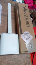 Silicone Toilet Brush with Holder Stand for Bathroom Cleaning - Justgrabit Inc.