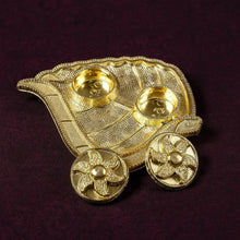 Leaf - Shaped Decorative Pooja Thali - (1 Pc) - justgrabit.in | Just Grab It