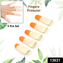 Finger Caps, Silicone Finger Protectors Sleeves (Finger Cots / 5 Pcs Set) - justgrabit.in | Just Grab It
