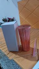 Studded Cup Tumbler Straw Lid - Plastic Double Walled Cold Cup for iced Coffee - justgrabit.in | Just Grab It