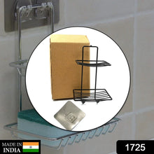2 Layer SS Soap Rack used in all kinds of places household and bathroom purposes for holding soaps. - Justgrabit Inc.