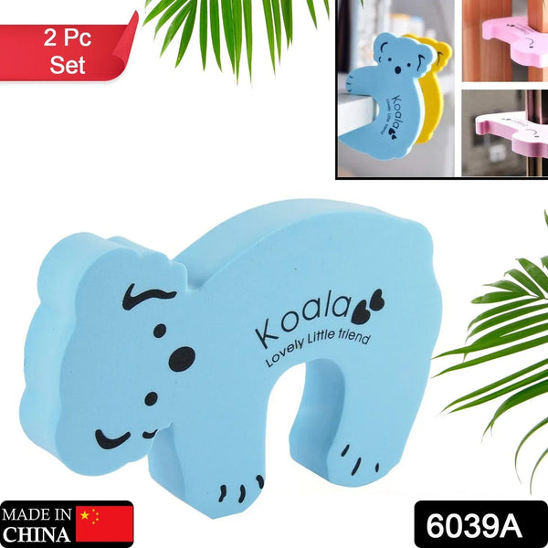 Animal Shape Door Stopper Lock Safety Guard, Kids Safety and Protection Finger Pich Door Guard, Baby Safety Cute Animal Security Door Stopper (2pc Set) - justgrabit.in | Just Grab It
