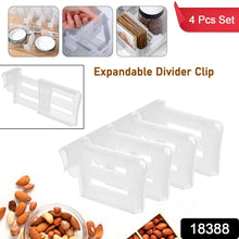 Refrigerator Internal Drawer Shelf Divider Clip (4 Pcs Set) - justgrabit.in | Just Grab It